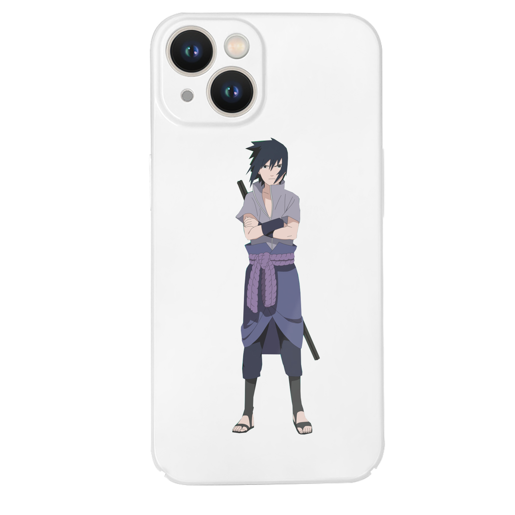 （画像用） NARUTO -ナルト- うちは サスケ Uchiha Sasuke 【iPhone 14シリーズ対応】ハードケース